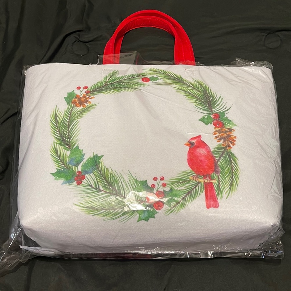 B&N Exclusive Holiday Cardinal Tote